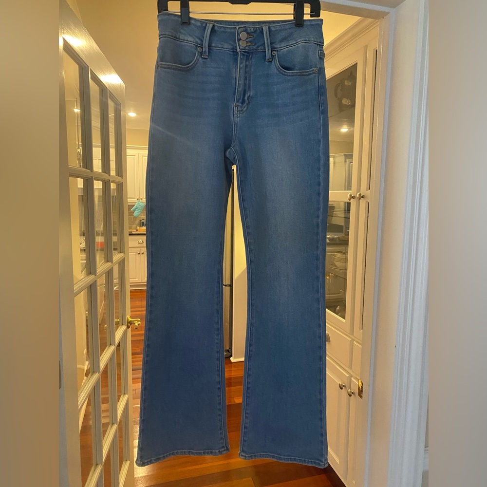 Just USA high waist Flare Jeans in Classic Blue size 4 (inseam 30)